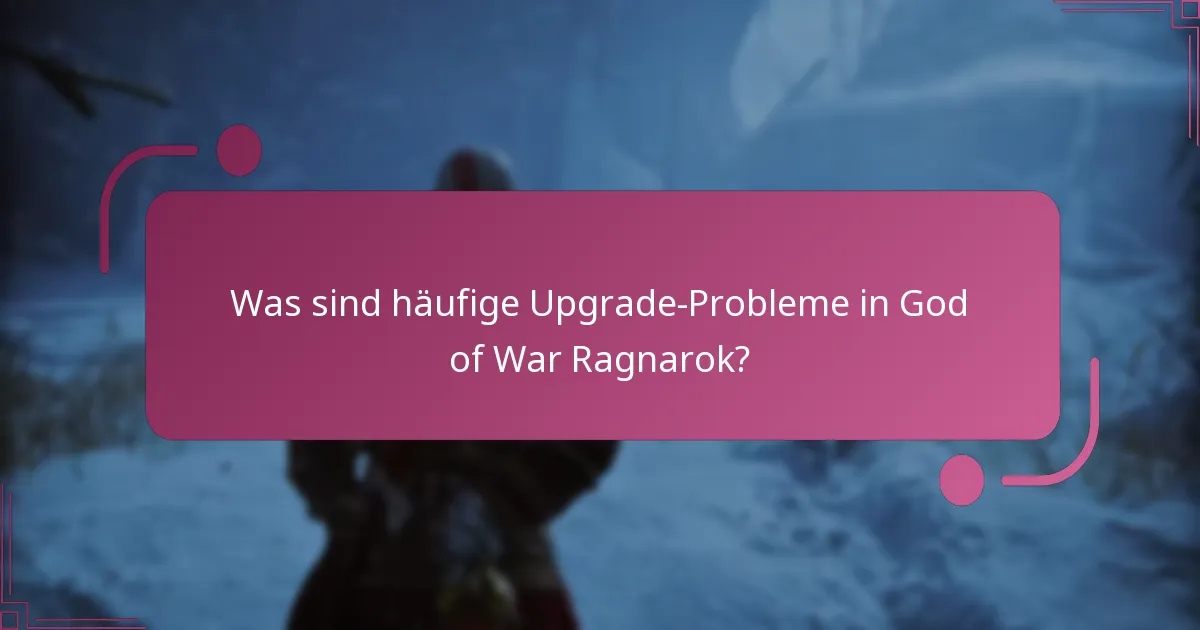 Wie kann ich Installationsfehler bei God of War Ragnarok-Upgrades beheben?