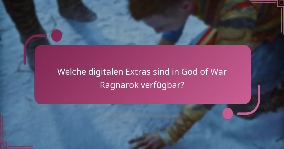 Wo kann ich digitale Extras für God of War Ragnarok kaufen?